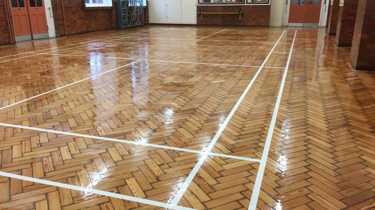 SCHOOL FLOOR SANDING BANNOCKBURN PRIMARY SCHOOL