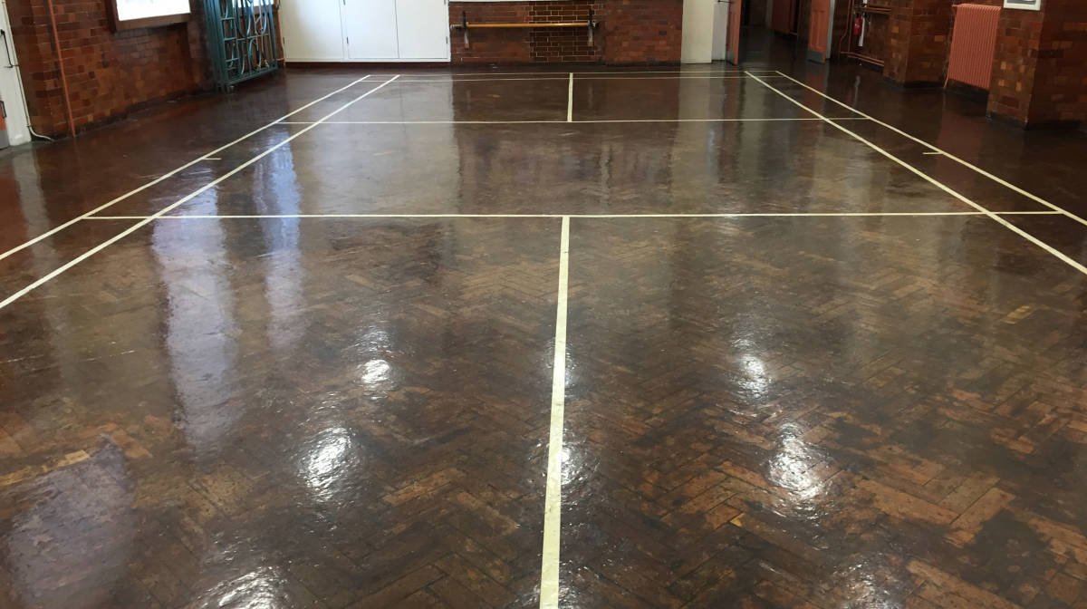 SCHOOL FLOOR SANDING BANNOCKBURN PRIMARY SCHOOL