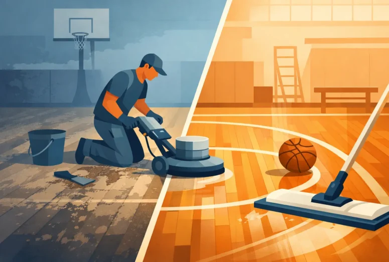 Gym Floor Restoration That Lasts