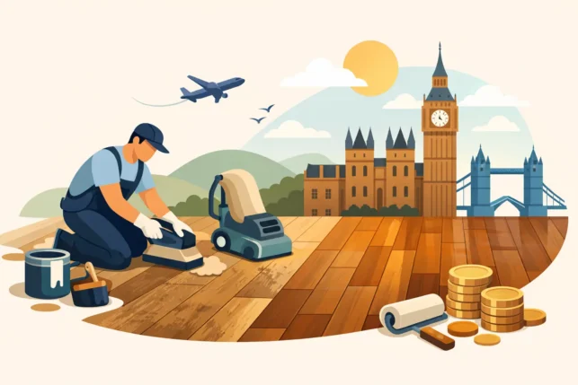 Wooden Floor Renovation Cost in the UK