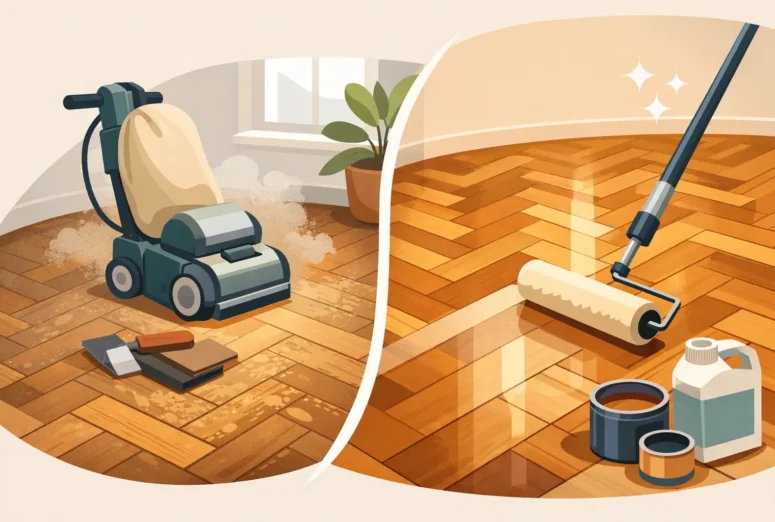 How to Refinish Parquet Flooring Properly