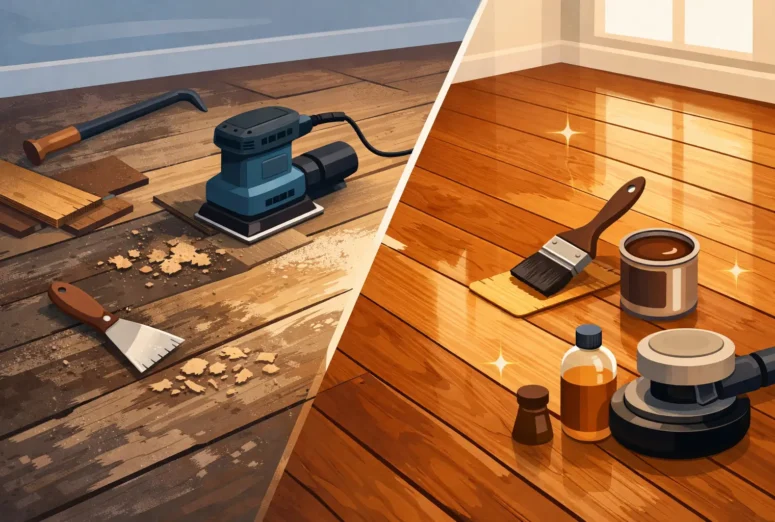How to Restore Original Floorboards Properly
