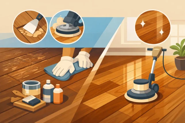 How to Restore Wood Floors Properly