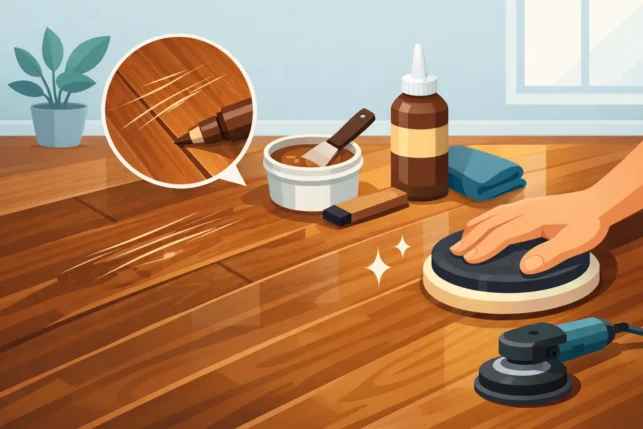 Wood Floor Scratch Repair That Lasts