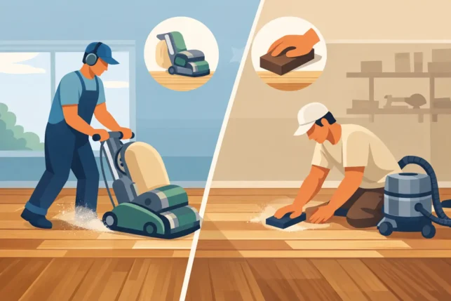 Bona Sanding vs Traditional Sanding