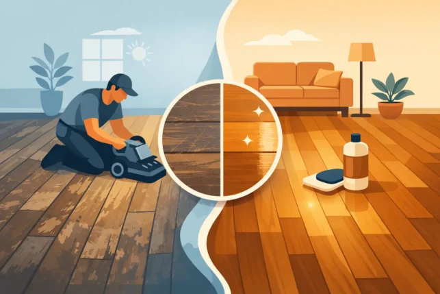 Can Wood Floors Be Restored? Yes - Usually